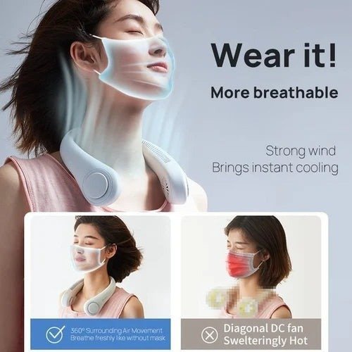 2023 NEW PORTABLE NECK FAN - Image 9